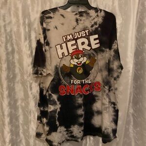 Buc-ee’s “I’m Just Here For The Snacks” Shirt Adult Size 3XL🔥 YB1